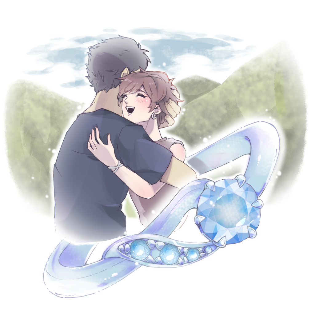 Kamm 礼子・高山が熱い抱擁を交わす Ring Story Album