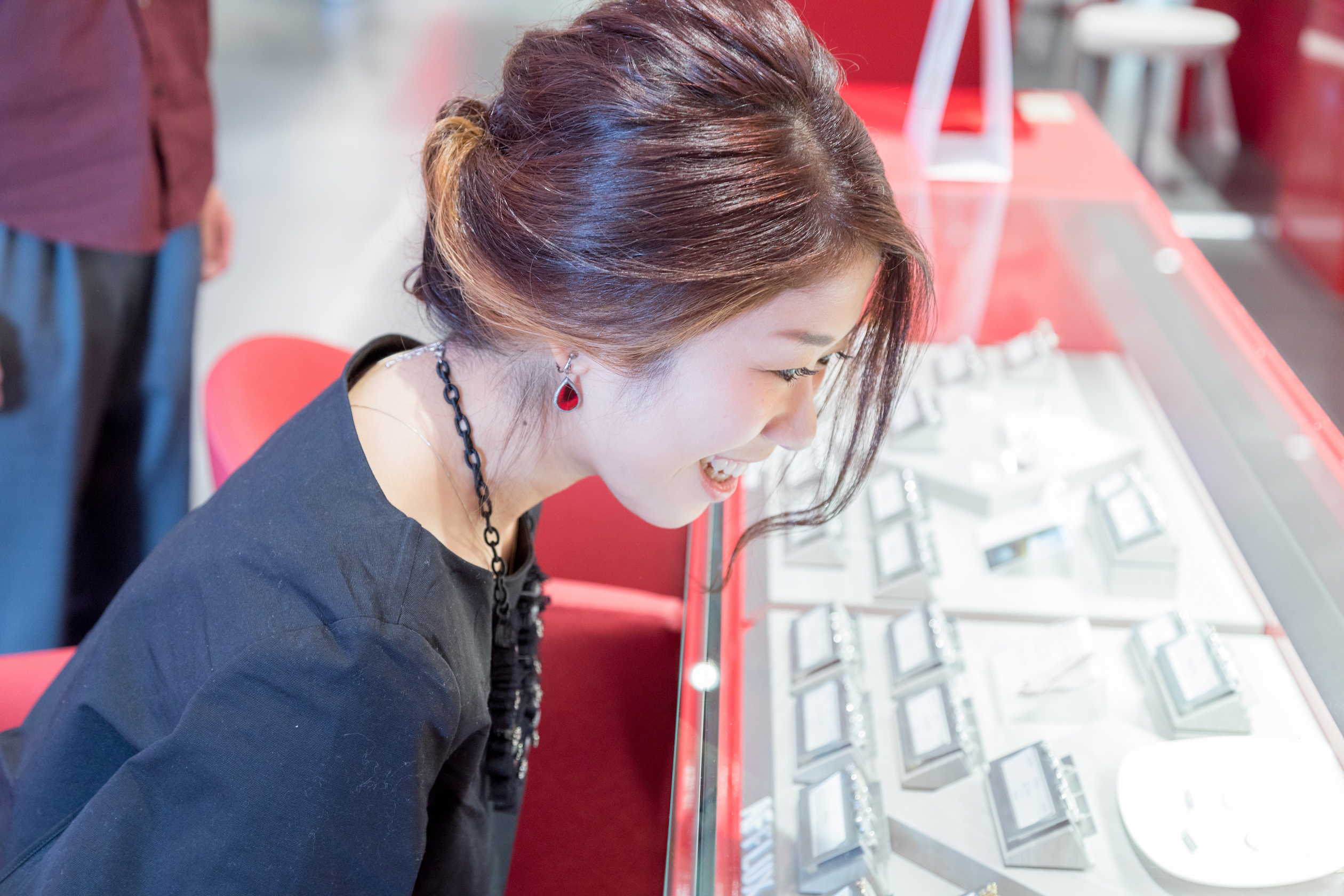 梶様インタビュー風景 @AFFLUX BRIDAL梅田本店