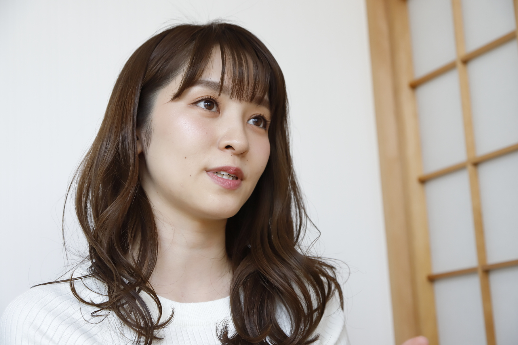 佐藤真瑚様 インタビュー風景