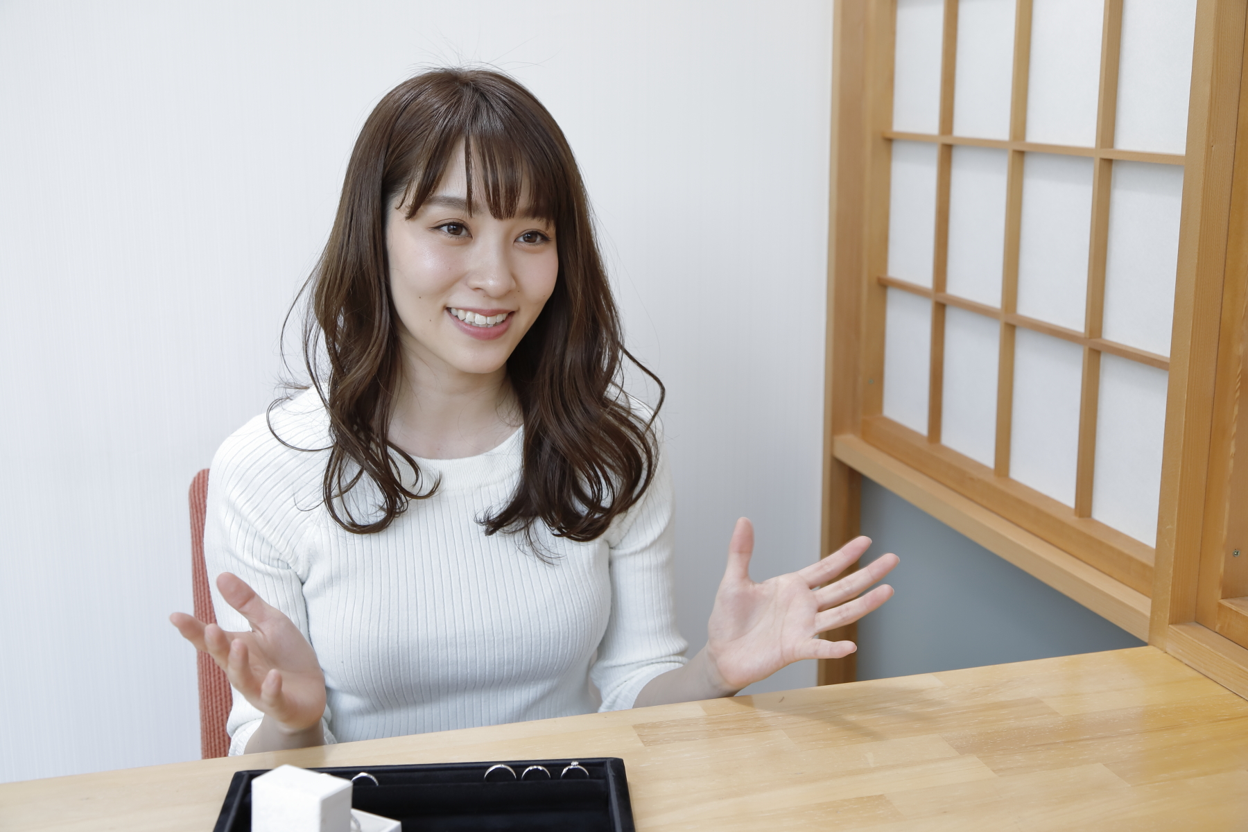 佐藤真瑚様 インタビュー風景