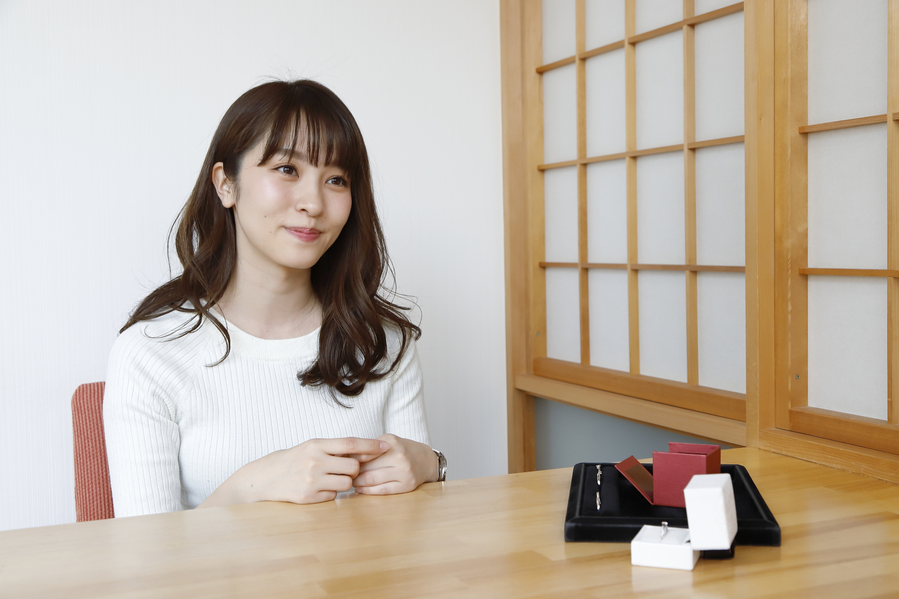 佐藤真瑚様 インタビュー風景