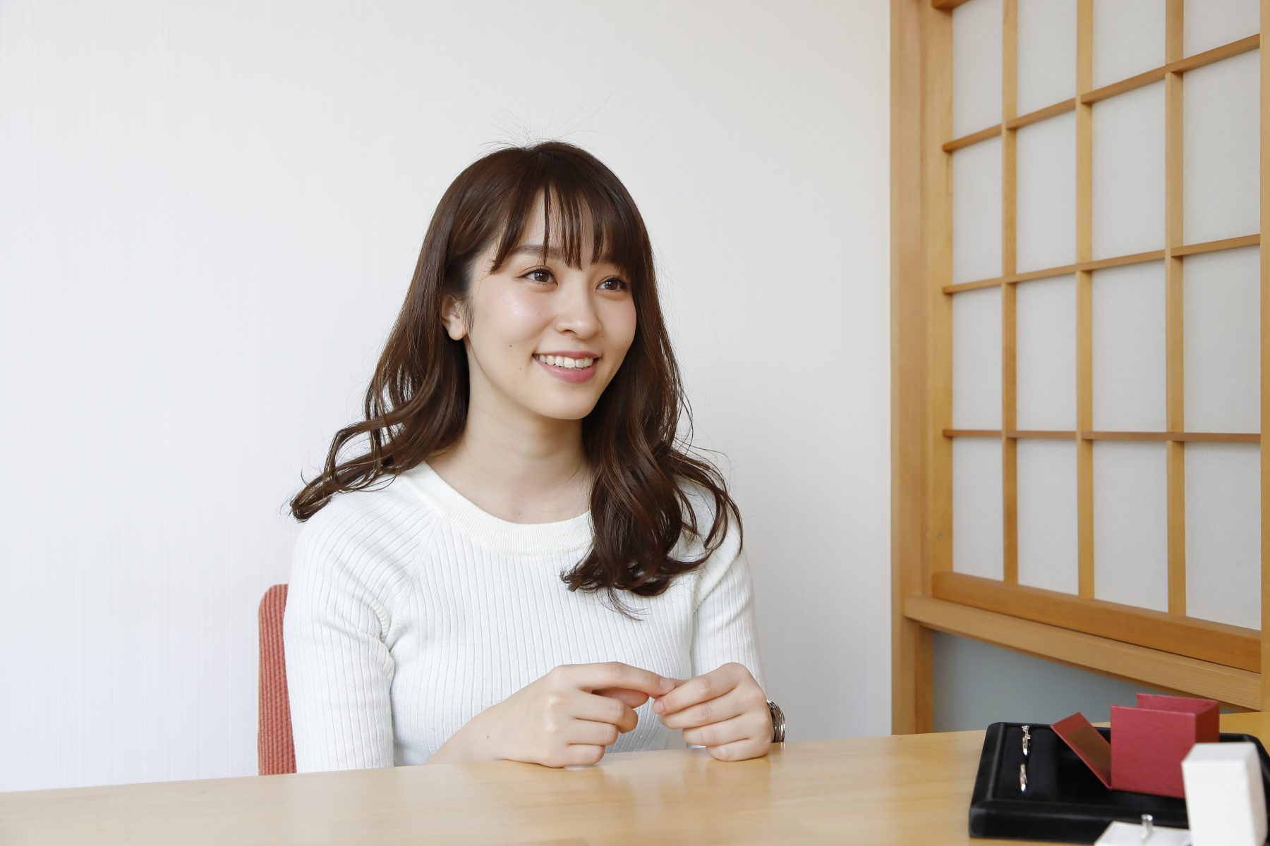 佐藤真瑚様 インタビュー風景