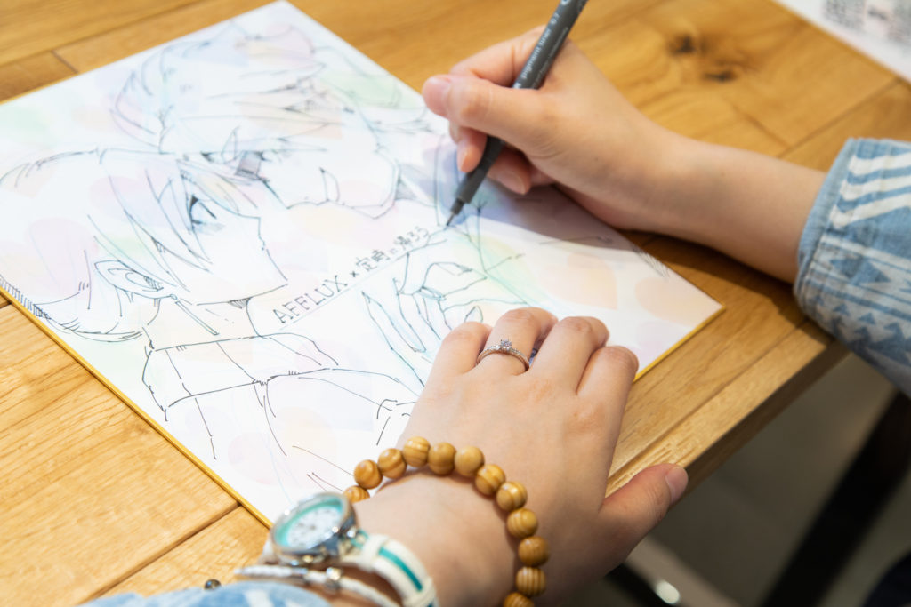 NANA様 インタビュー風景